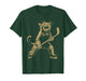 Cat Playing Hockey On Ice Fun Sports Cat Fan Vintage Design T-Shirt