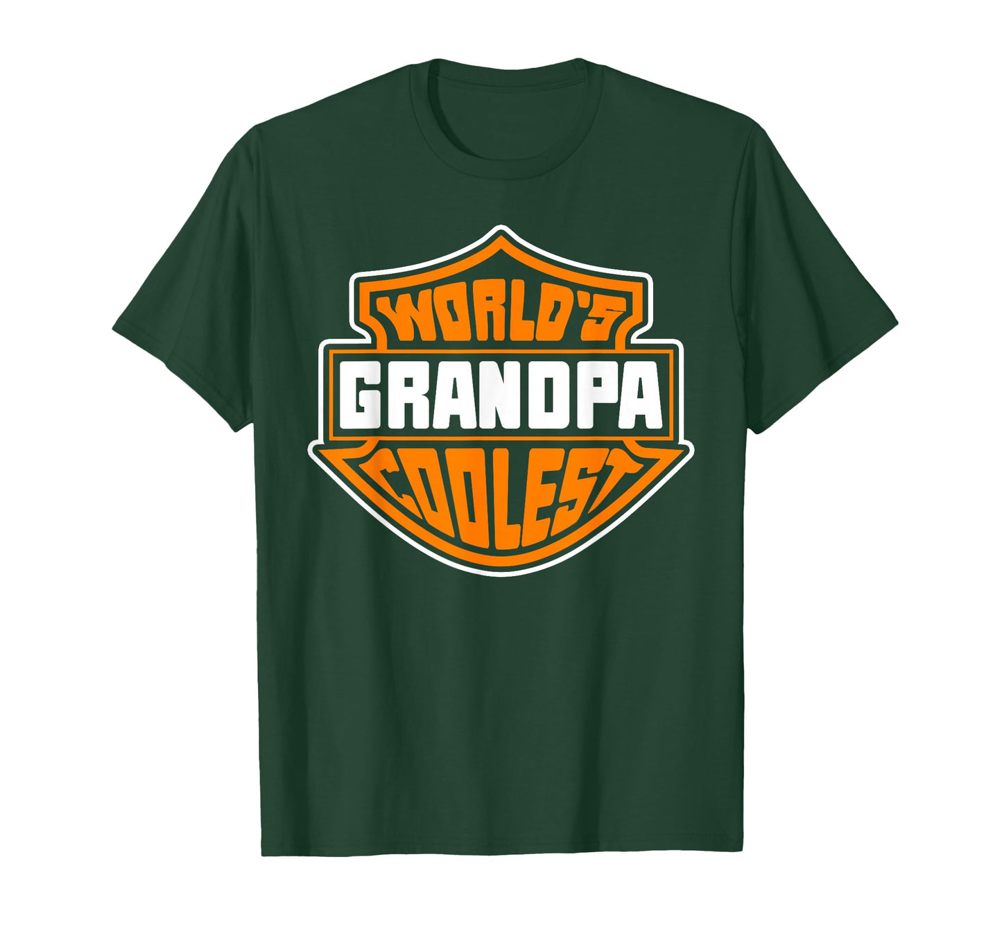 Retro Funny World’s Coolest Grandpa Matching Family Reunion T-Shirt