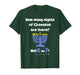 Funny Hanukkah 67 Meme Teacher How Many Nights of Chanukah T-Shirt