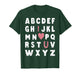 Alphabet ABC I Love You Valentines Day Heart T-Shirt