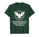 Government Shutdown Veteran Eagle Patriotic Political Humor T-Shirt