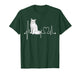 Turkish Angora Cat Heartbeat EKG Funny Cats & Kitten Lovers T-Shirt