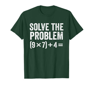 Funny Solve The Problem 67 Meme Six Seven T-Shirt