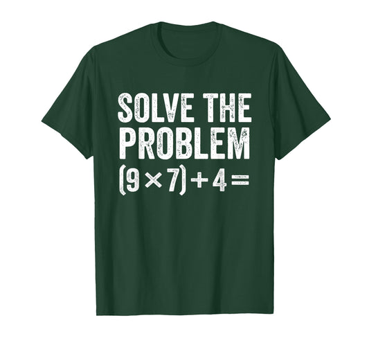 Funny Solve The Problem 67 Meme Six Seven T-Shirt