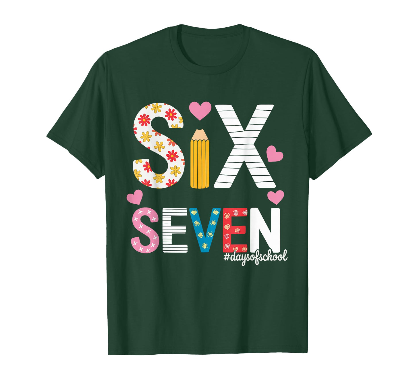 I Survived 67 Days of School Teacher Student Six Seven Meme T-Shirt