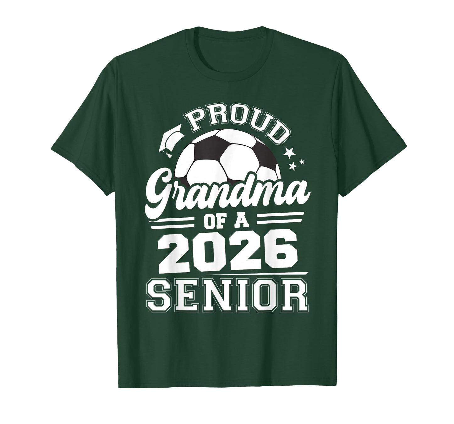 Proud Grandma of A 2026 Senior Soccer Ball Graduation T-Shirt