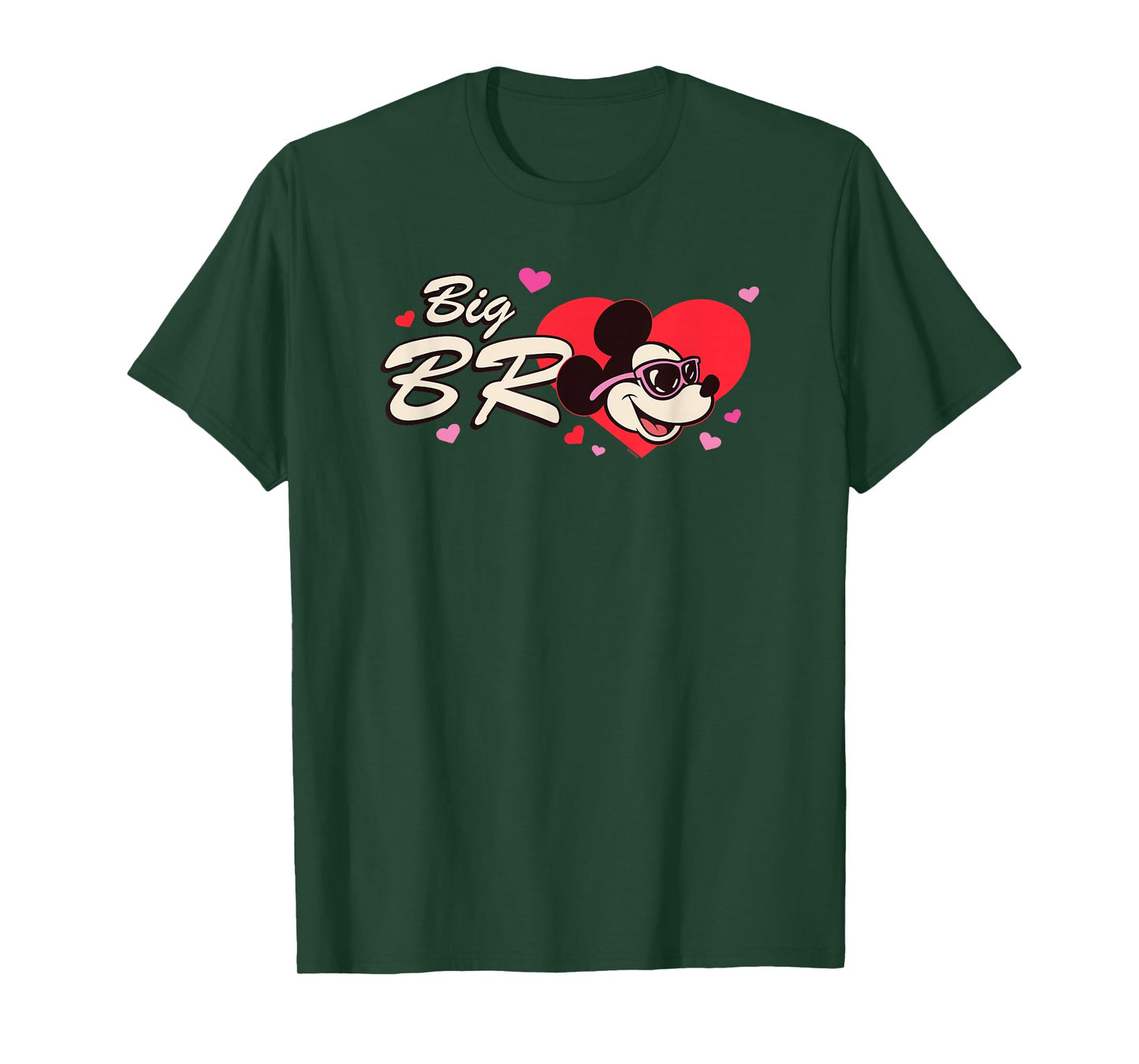Disney Valentine's Day Big Bro Gift Family Matching Trip T-Shirt