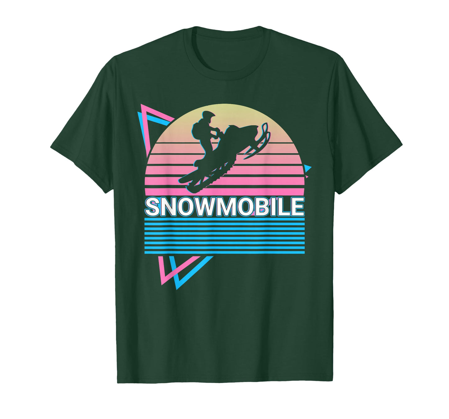 Snowmobile Retro T-Shirt