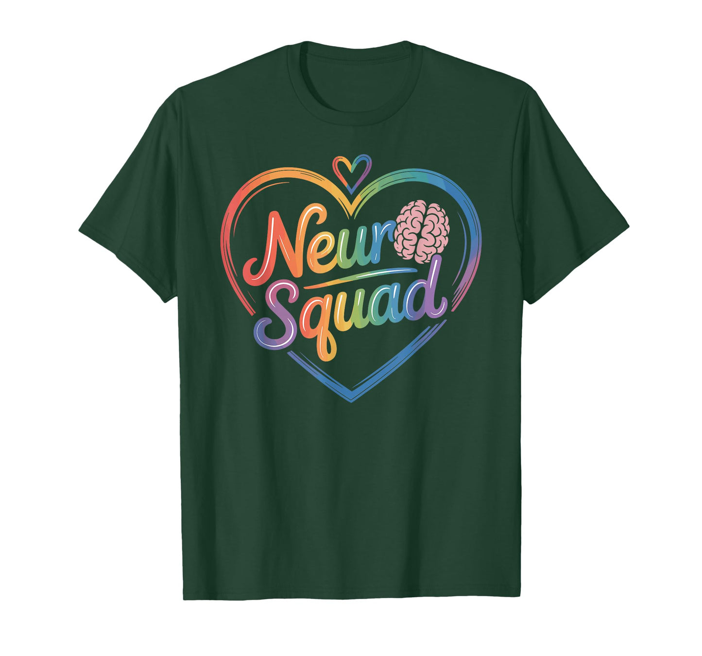 Neuro Squad Neurology Nurse Neuroscience Heart T-Shirt