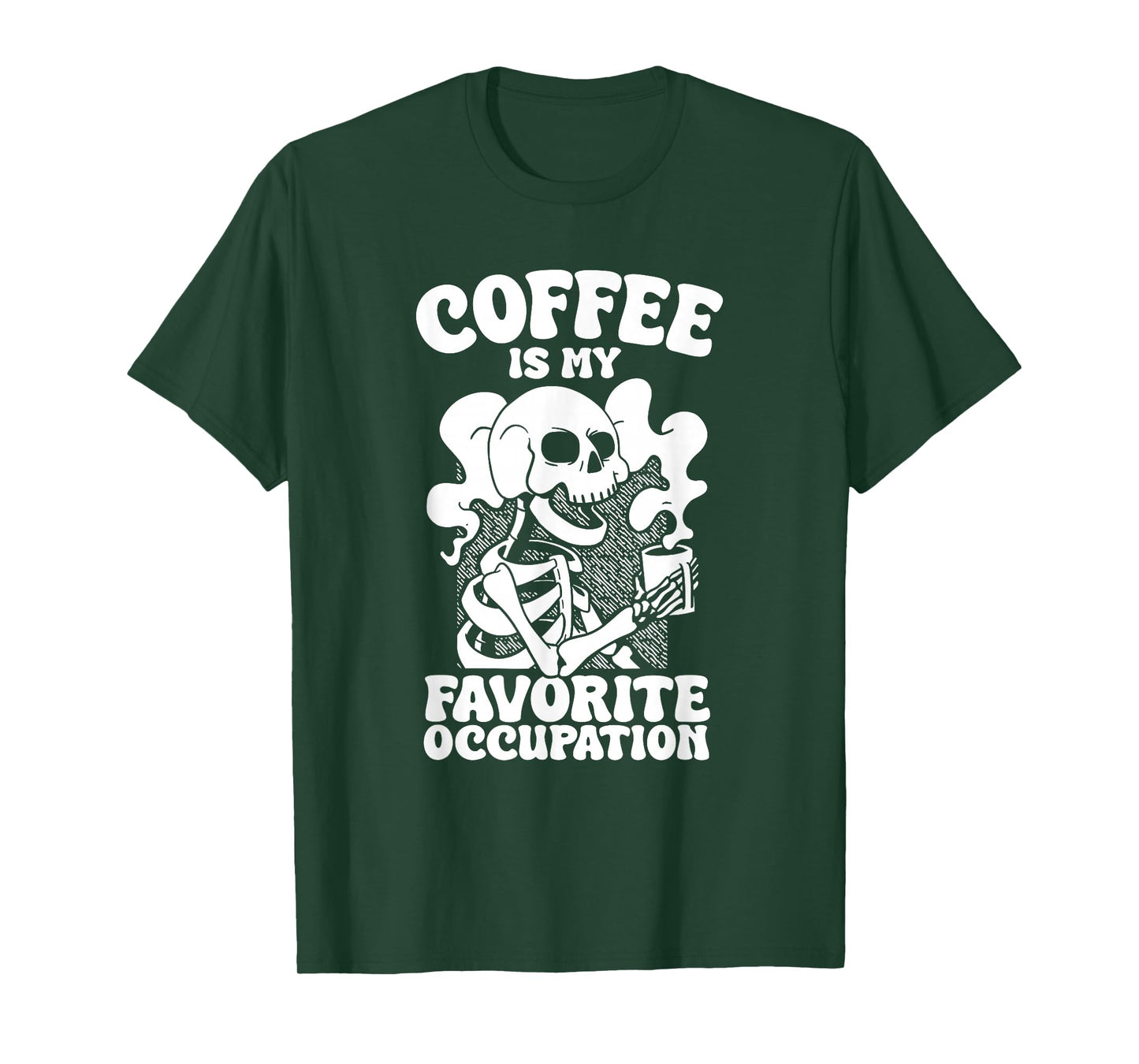 Occupational Therapy Halloween Coffee Skeleton T-Shirt