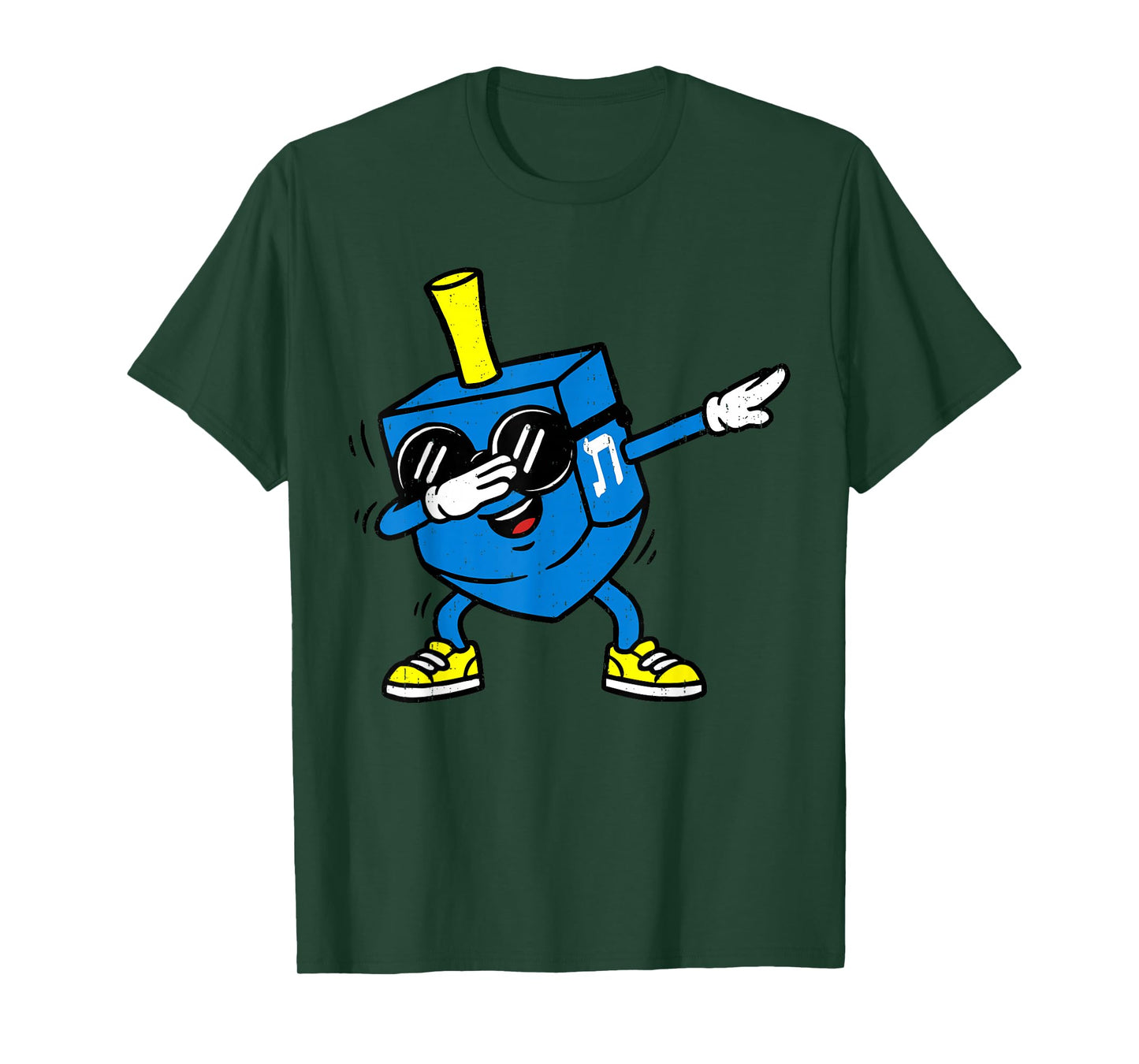 Dabbing Dreidel Happy Hanukkah Dancing Chanukah Jew Jewish T-Shirt