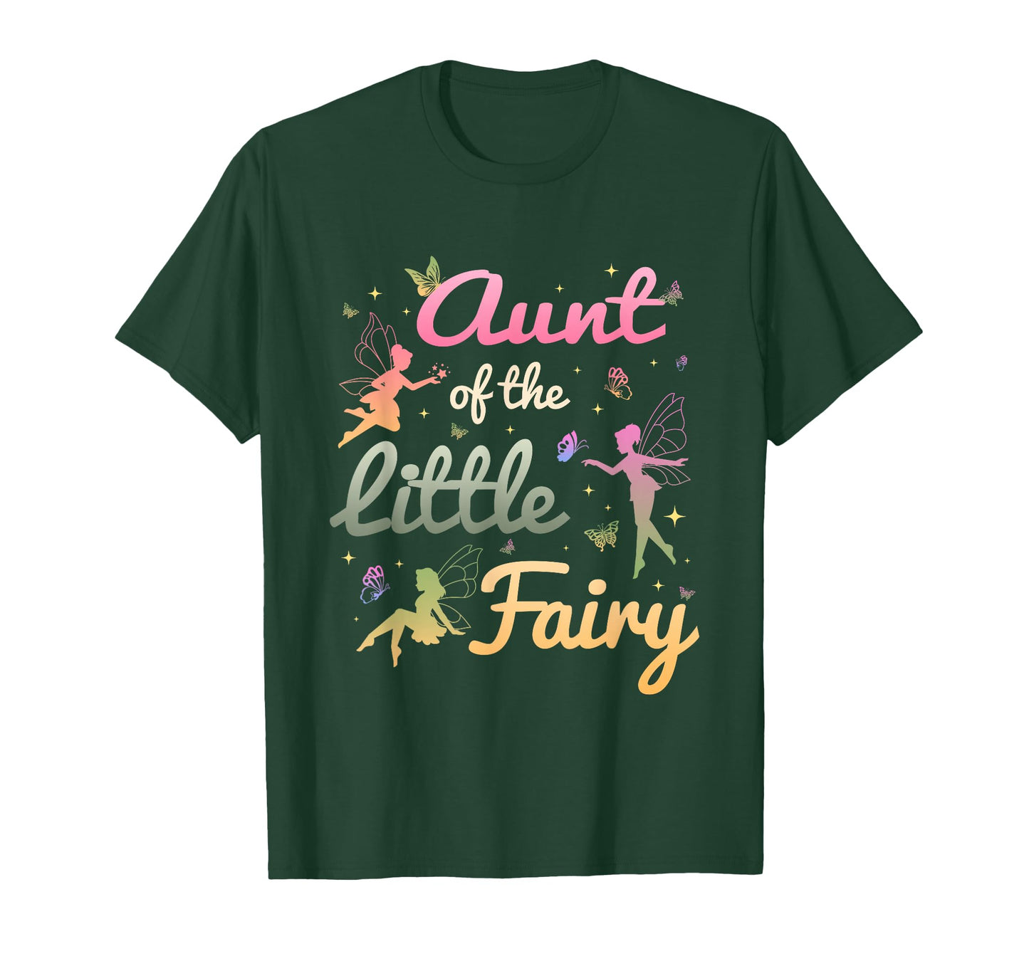 Aunt of The Little Fairy 1St Birthday Girl Fairytale T-Shirt