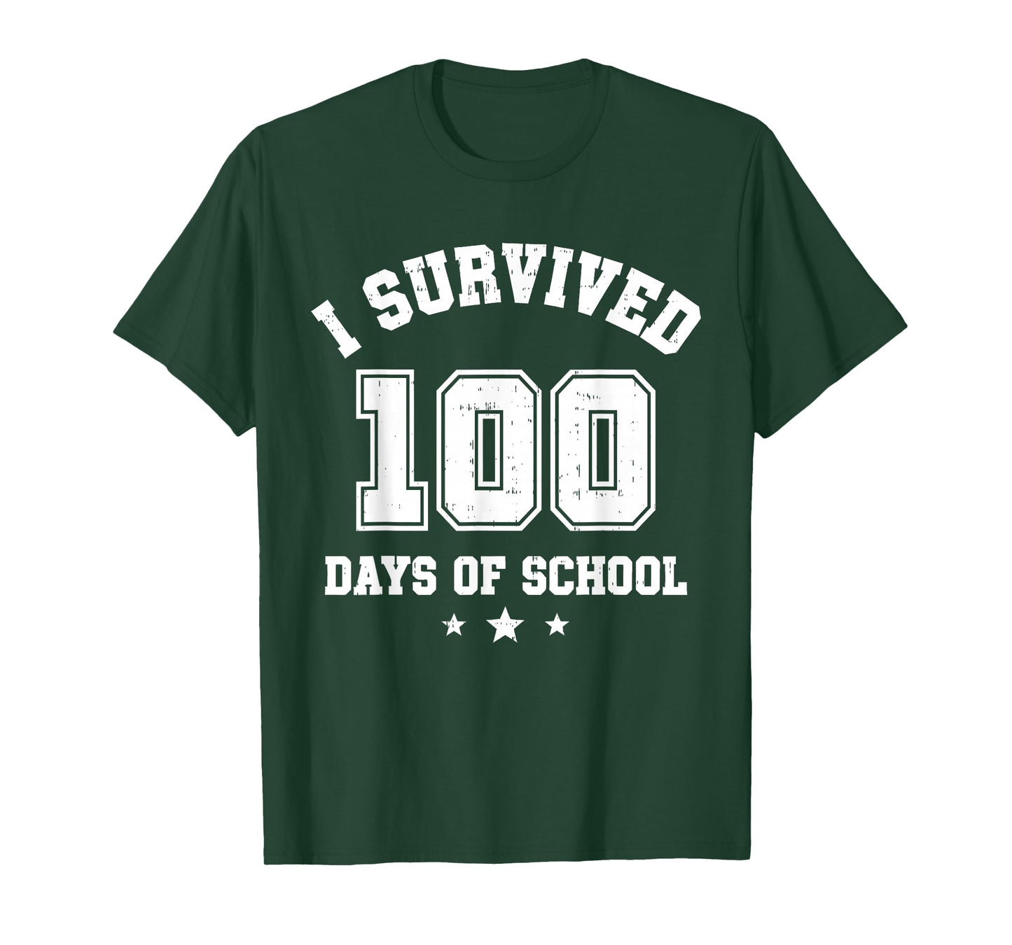 I Survived 100 Days of School Students Teachers 100th Day T-Shirt