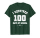 I Survived 100 Days of School Students Teachers 100th Day T-Shirt