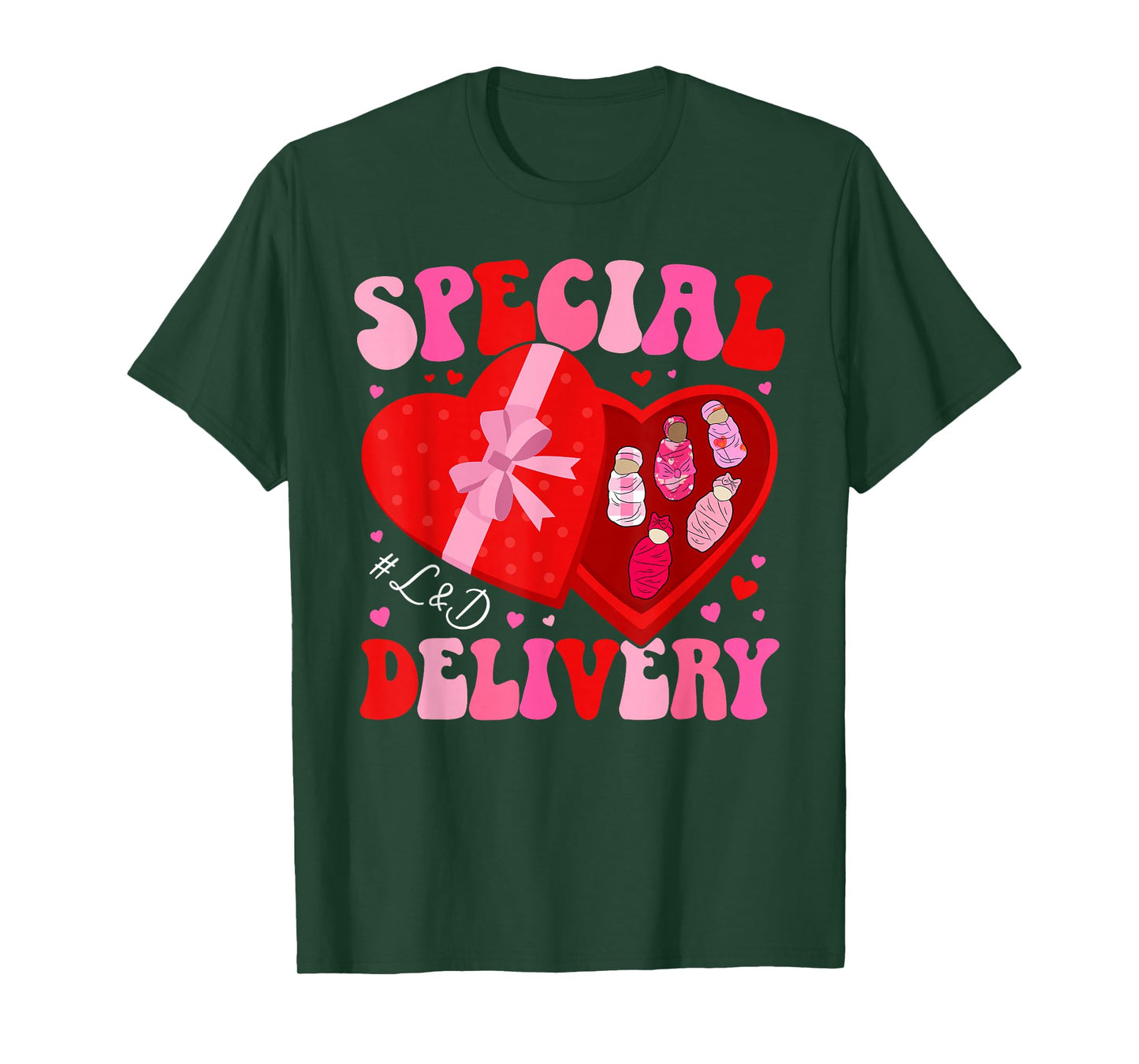 L&D Nurse Valentines Day Labor and Delivery Nurse Valentine T-Shirt