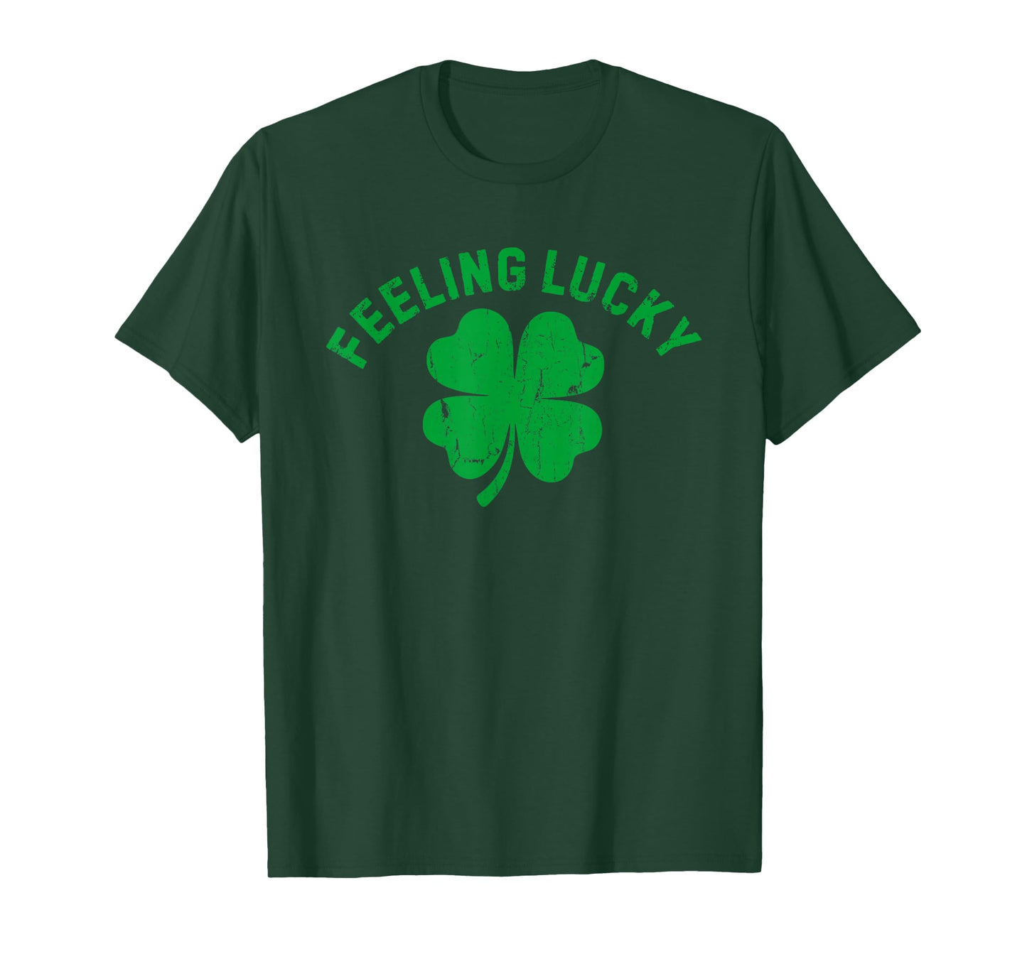 Retro Feeling Lucky Shamrock St Patricks Day T-Shirt