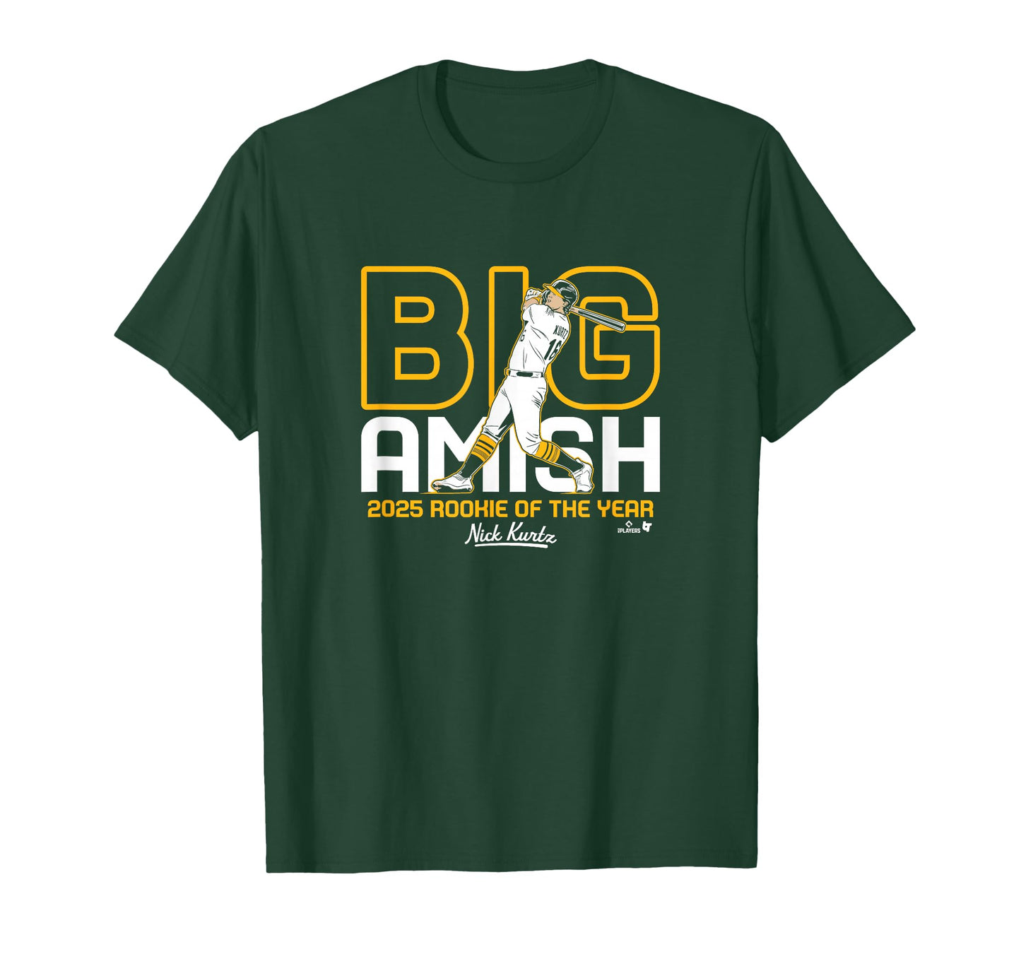 Nick Kurtz - Big Amish Rookie of The Year - Baseball T-Shirt