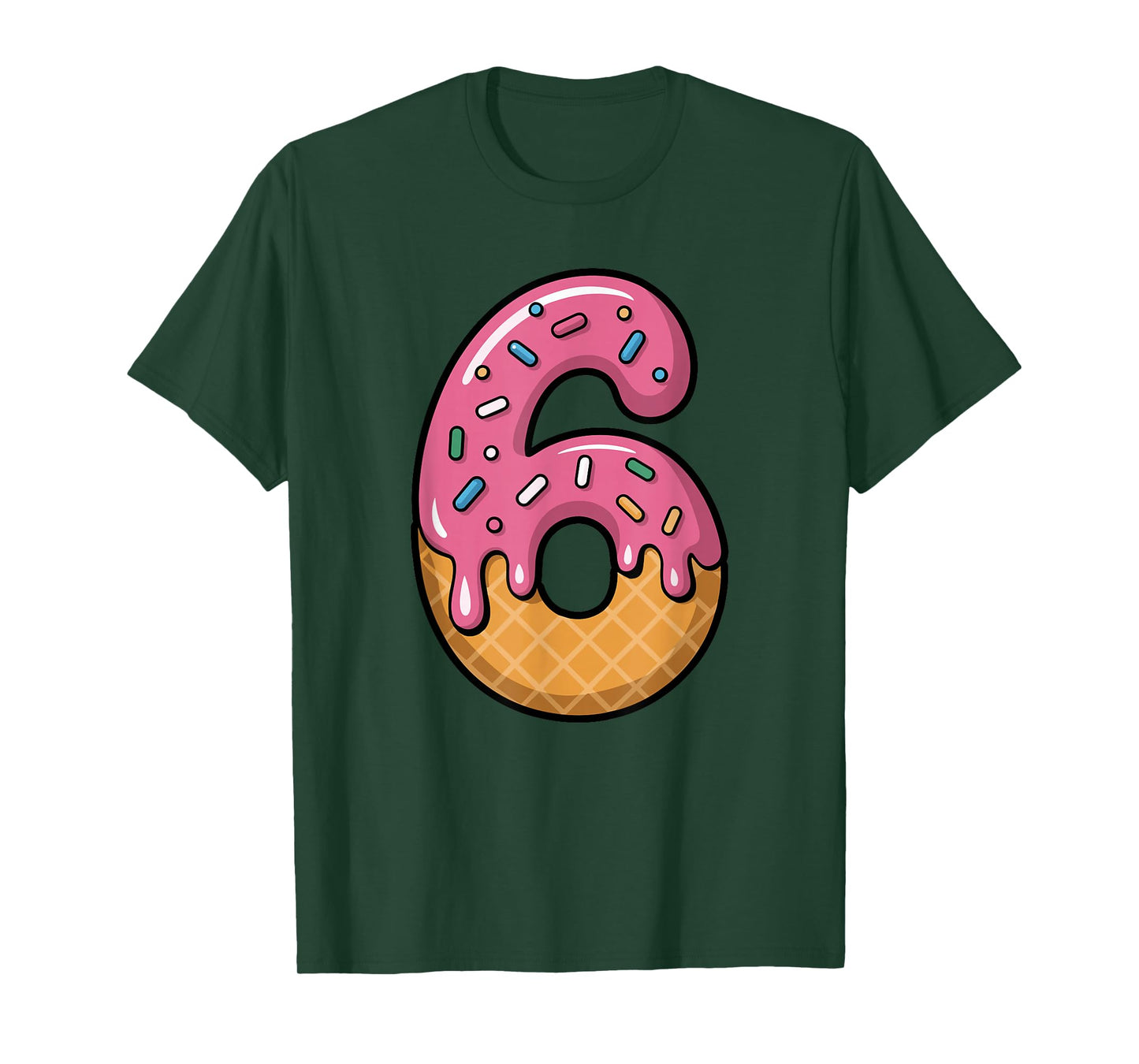 Number 6 Ice Cream Drip 67 Meme Couple Matching Halloween T-Shirt