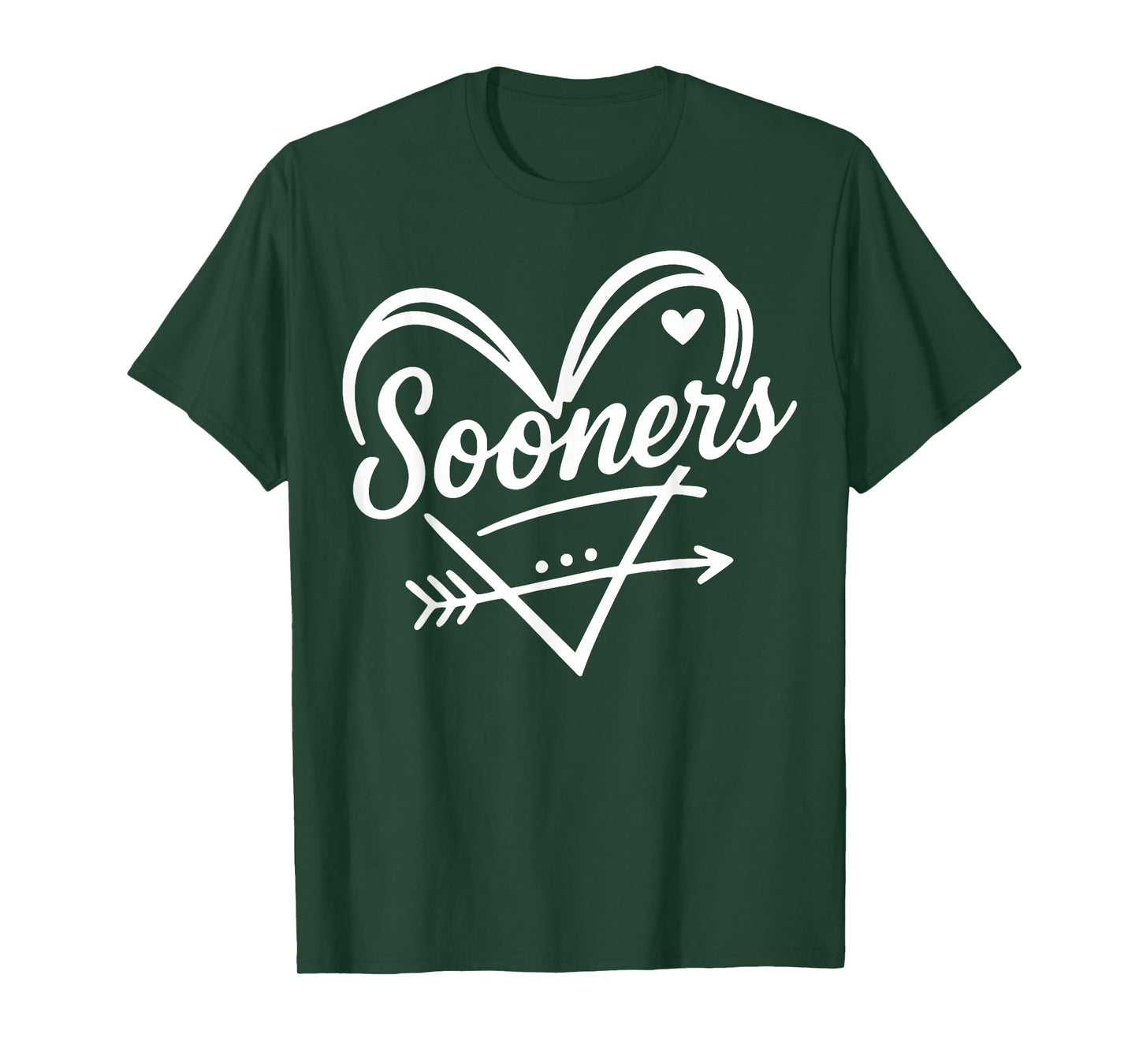 Vintage Sooner Heart Arrow Graphic Gift for Men Women Kids T-Shirt