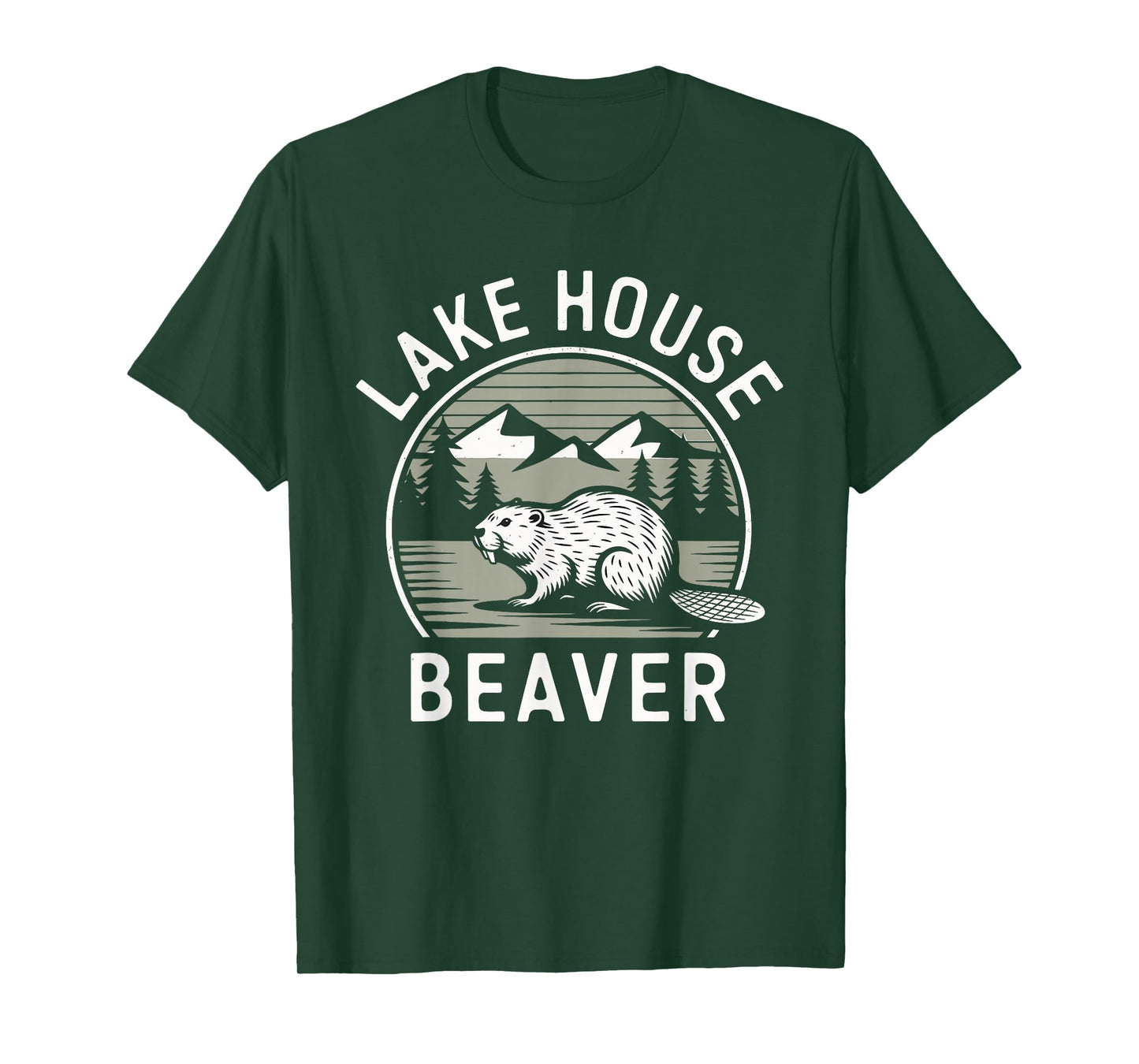 Funny Beaver Lover Dam Project Lake House Beaver T-Shirt