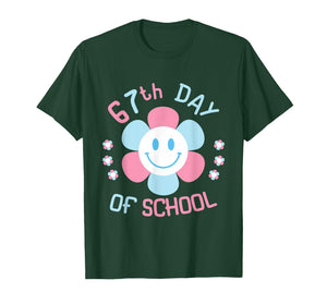 67th Day of School Funny 100th of School Students Teachers T-Shirt