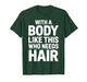 Funny Bald Man Design for Men Boys Son Bald People Bald Guy T-Shirt