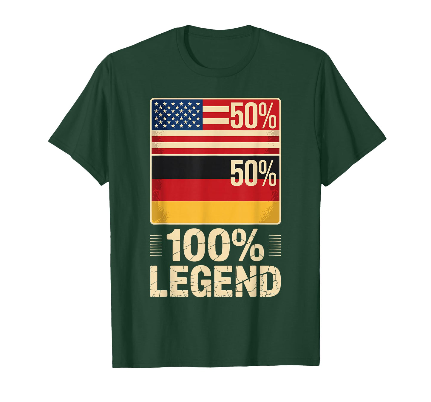 American German USA Germany America 100% Legend T-Shirt