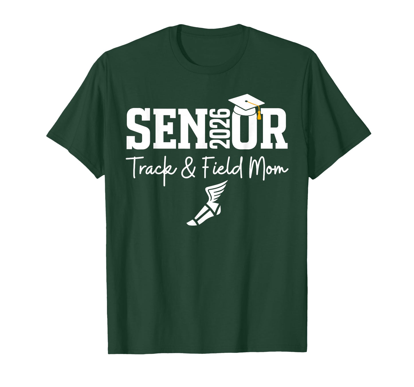 Track & Field Senior Mom Class of 2026 Graduation 26 T-Shirt