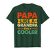 Funny Papa Art for Grandpa from Grandkids Father's Day Papa T-Shirt