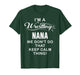 Wrestling I'm A Wrestling Nana Vintage Christmas Xmas T-Shirt