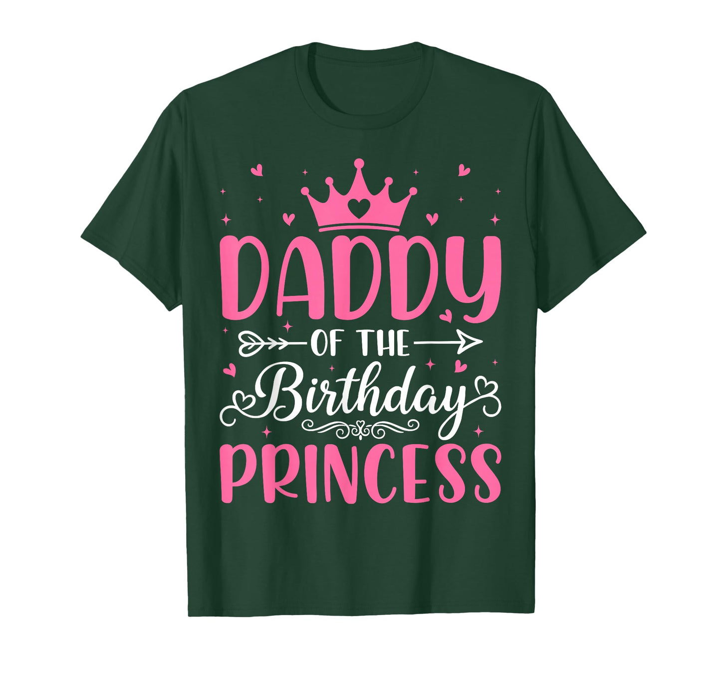 Daddy of The Birthday Princess Crown T-Shirt