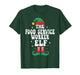 The Food Service Worker Elf Funny Christmas T-Shirt