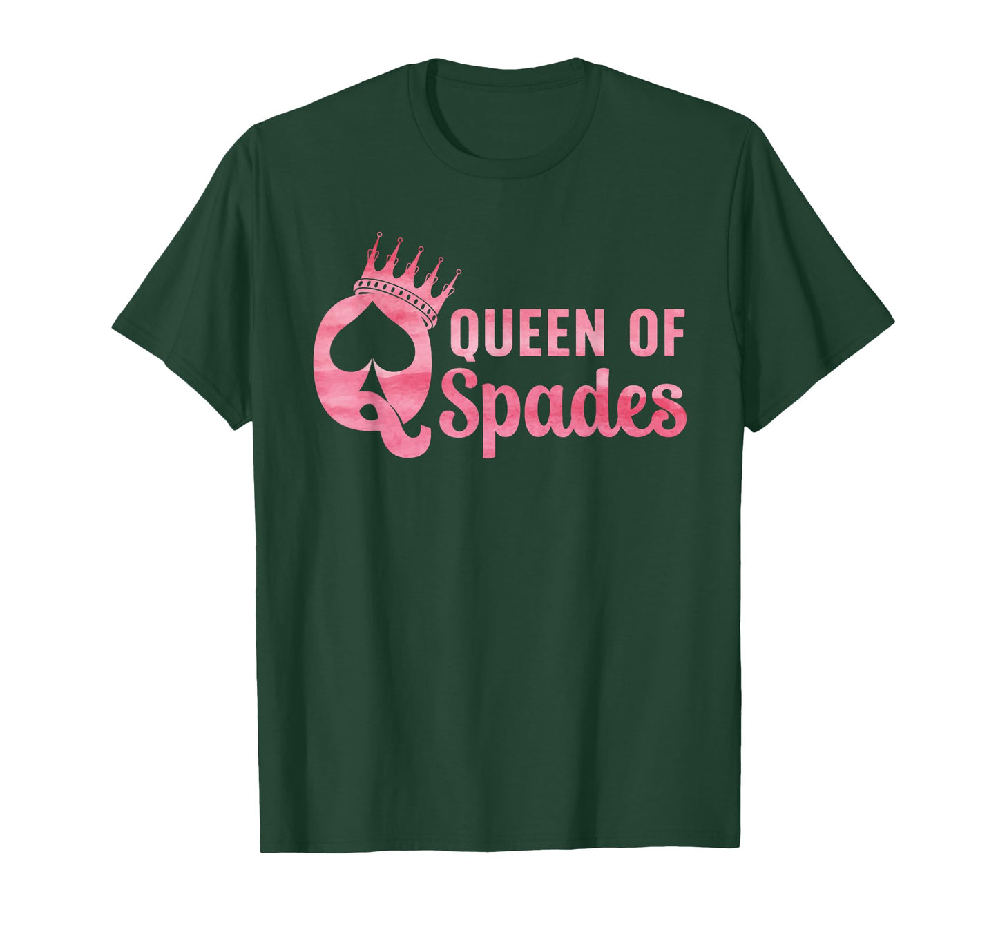 Queen of Spades Design for Women Girl Card Game Spades Lover T-Shirt