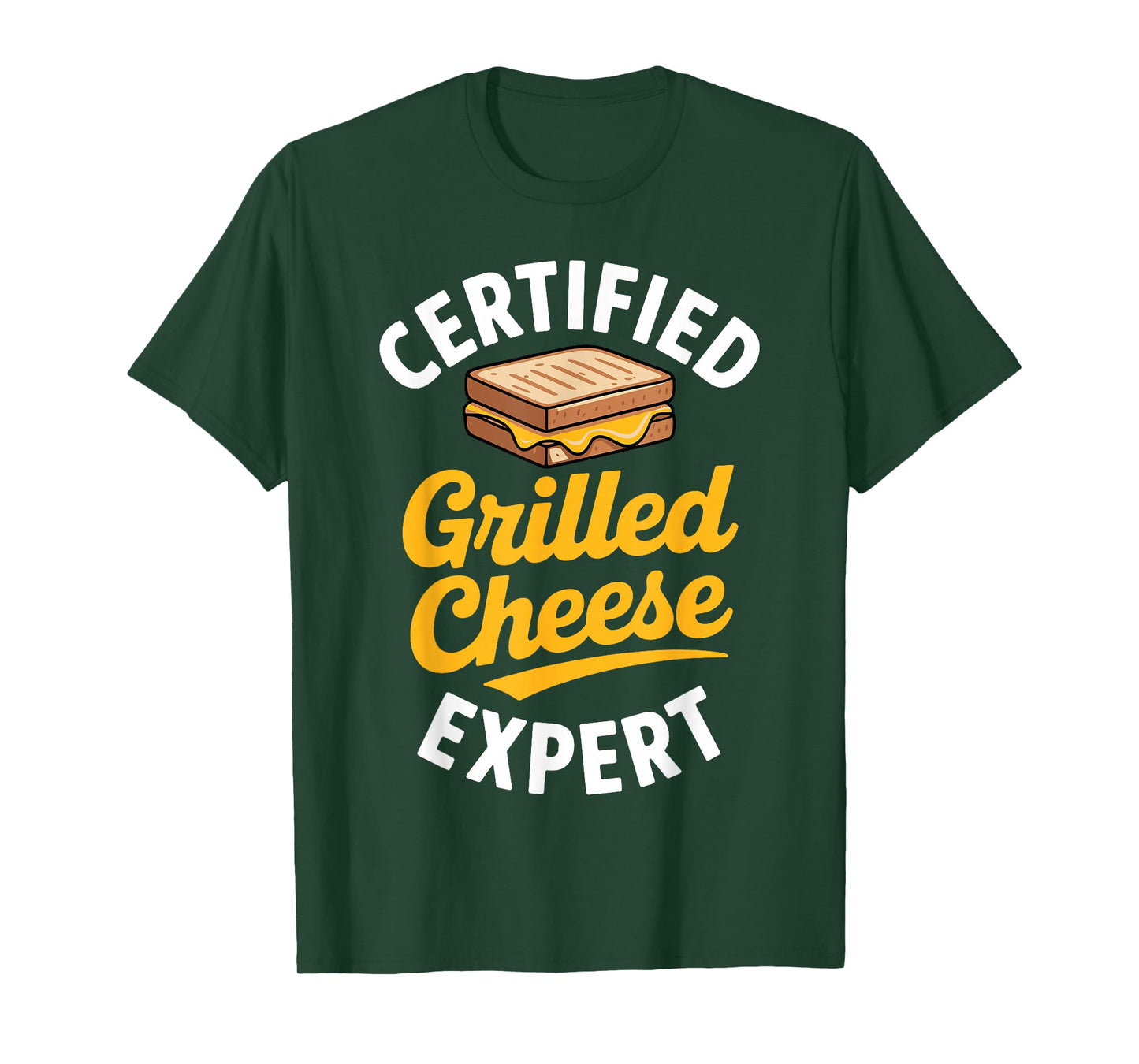 Funny Grilled Cheese Art for Men Women I Love Grilled Cheese T-Shirt