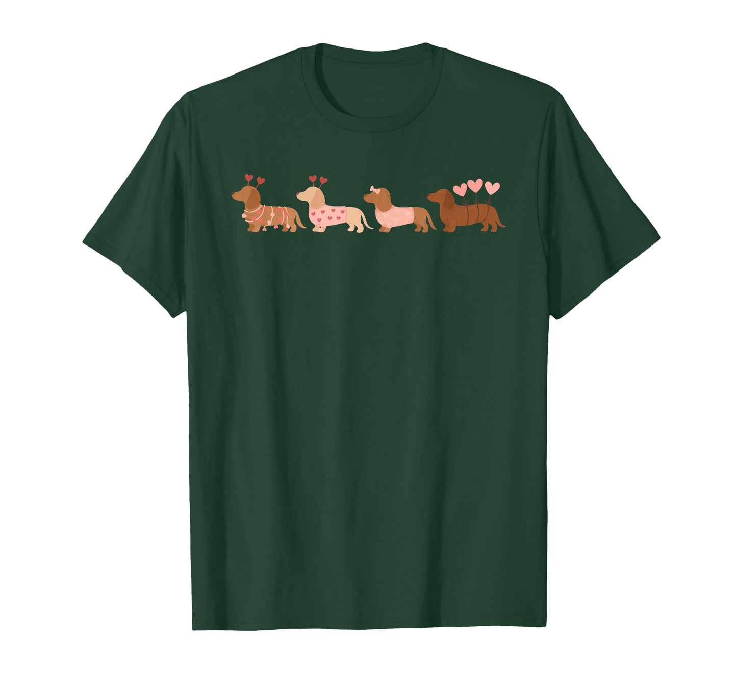 Dachshund Valentines Day Wiener Dog Lover T-Shirt