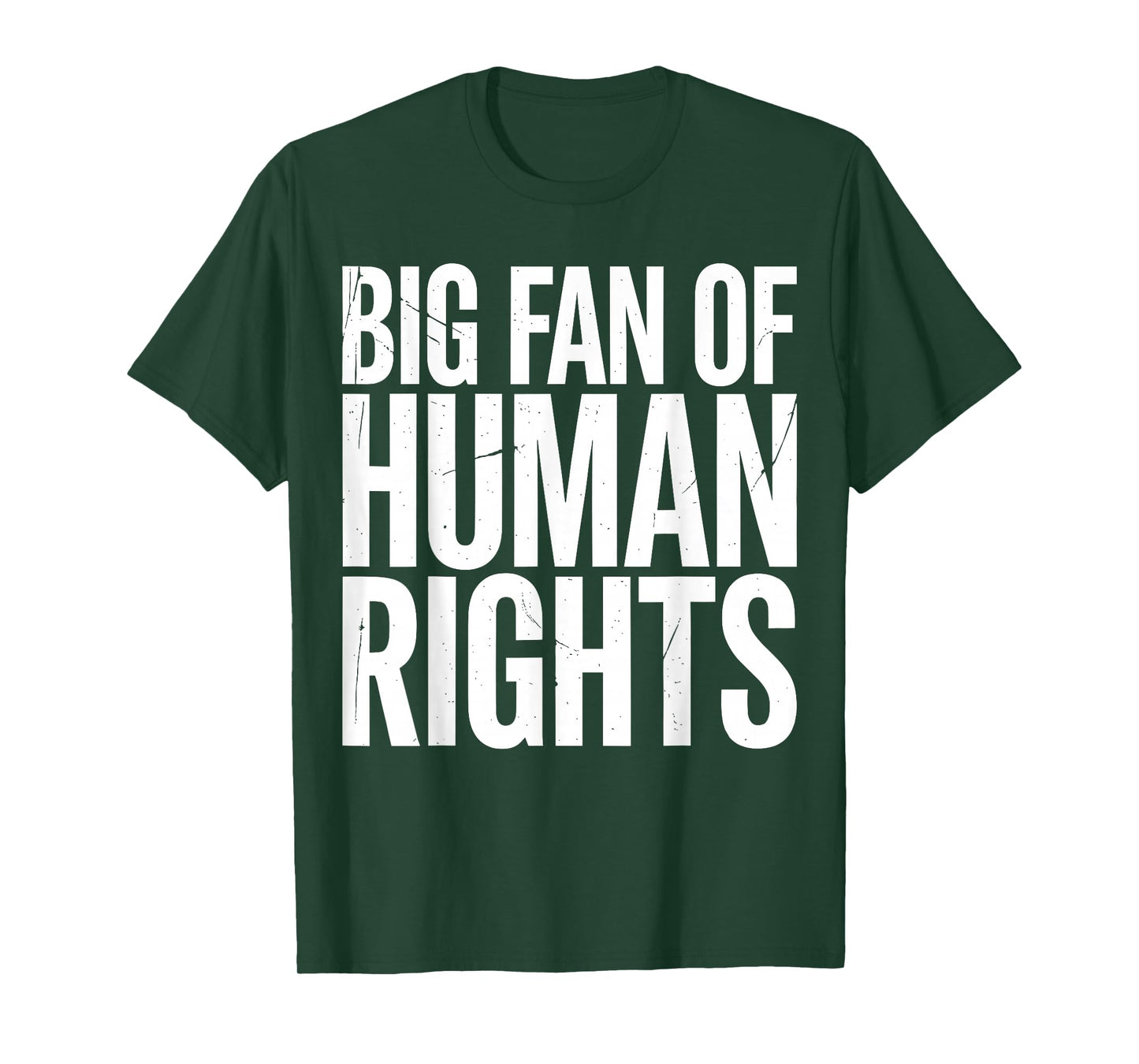 Big Fan of Human Rights Protest Voices United Equality Retro T-Shirt