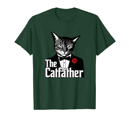 The Cat Father Cool Cat Dad Cat Lovers Gift T-Shirt