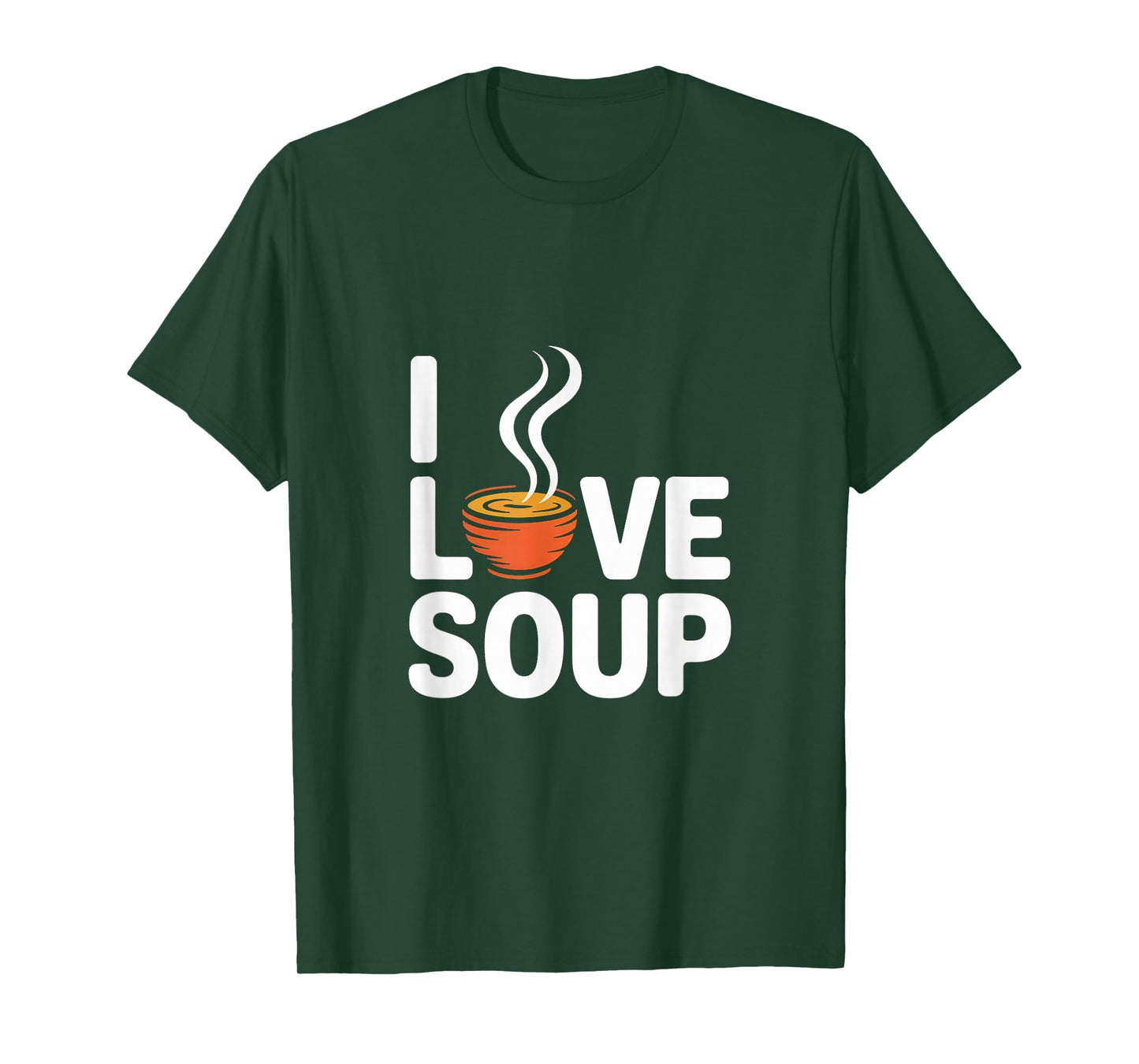 I Love Soup Enthusiast Heart T-Shirt