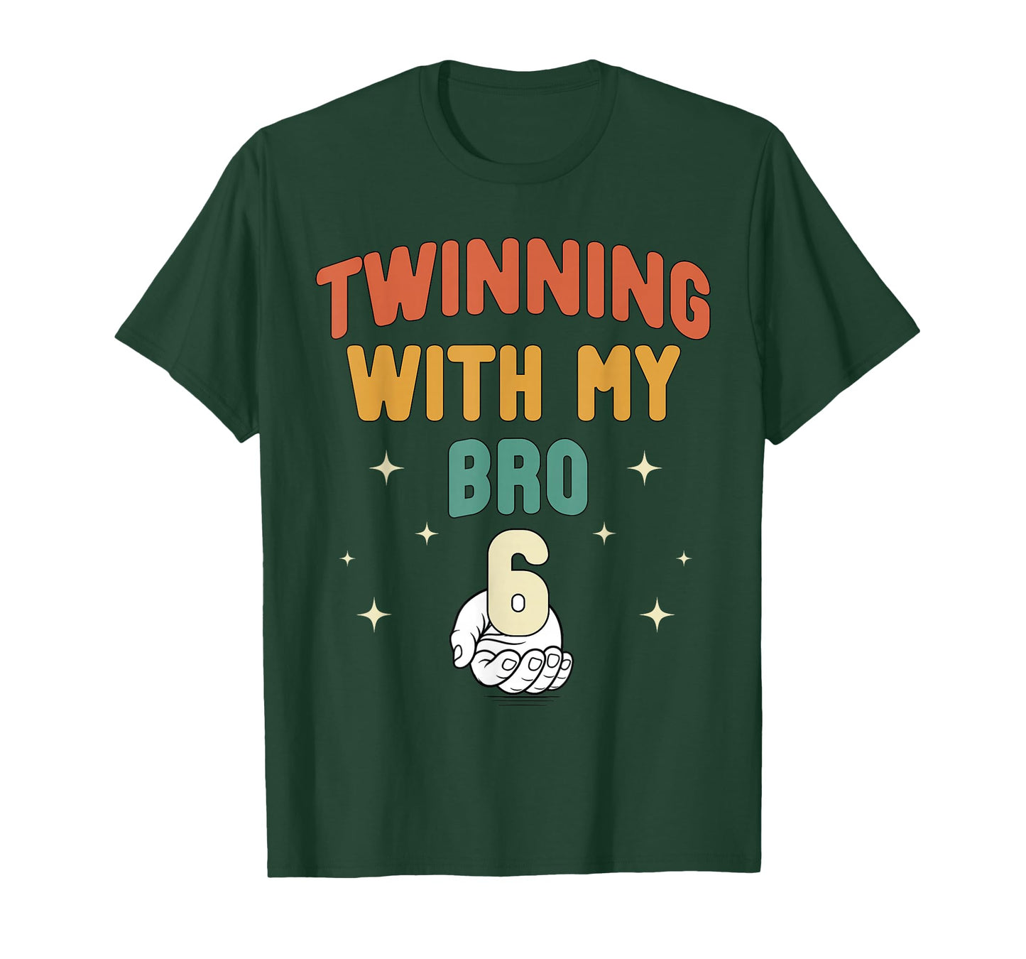 67 Twinning with My Bro Funny 6 7 Meme Twin Day Spirit Week T-Shirt