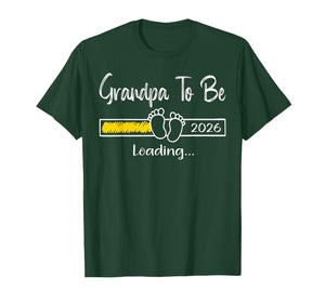 Grandpa to Be 2026 Loading Soon to Be Grandpa Est 2026 T-Shirt