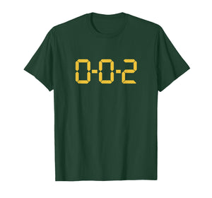 0-0-2 – Minimalist Pickleball Score T-Shirt