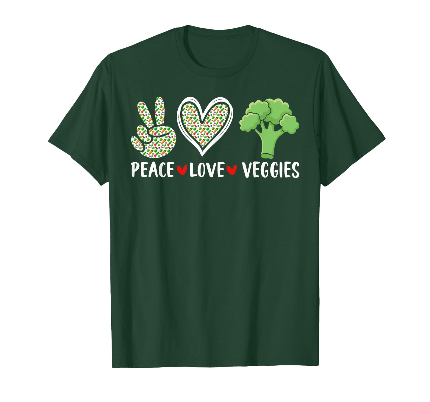 Peace Love Veggies T-Shirt