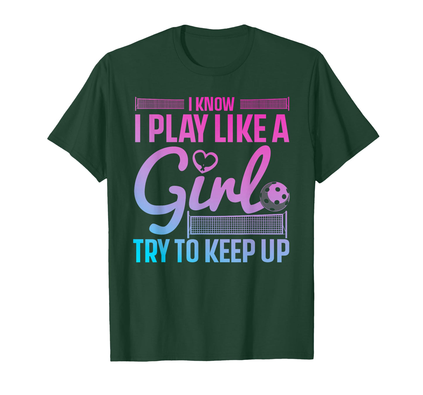 Unique Pickleball Design for Women Girls Pickle Ball Player T-Shirt