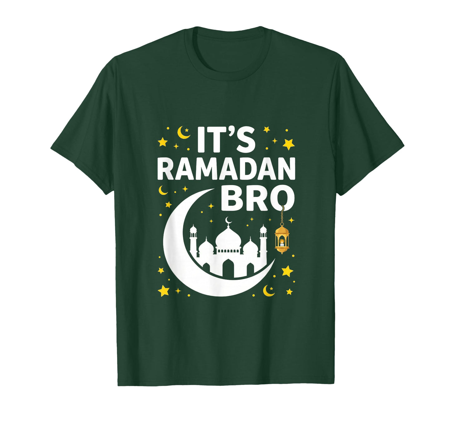 It's Ramadan Bro Muslim Islamic Pajama Mubarak Eid Kareem T-Shirt