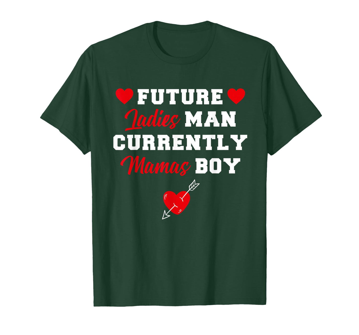 Funny Future Ladies Men Currently Mama Boy Love Kids T-Shirt