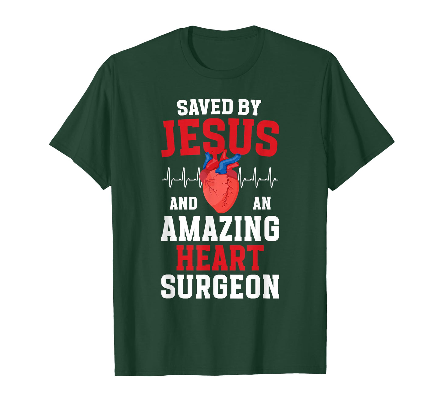 Saved by Jesus Triple Bypass Surgery Recovery T-Shirt
