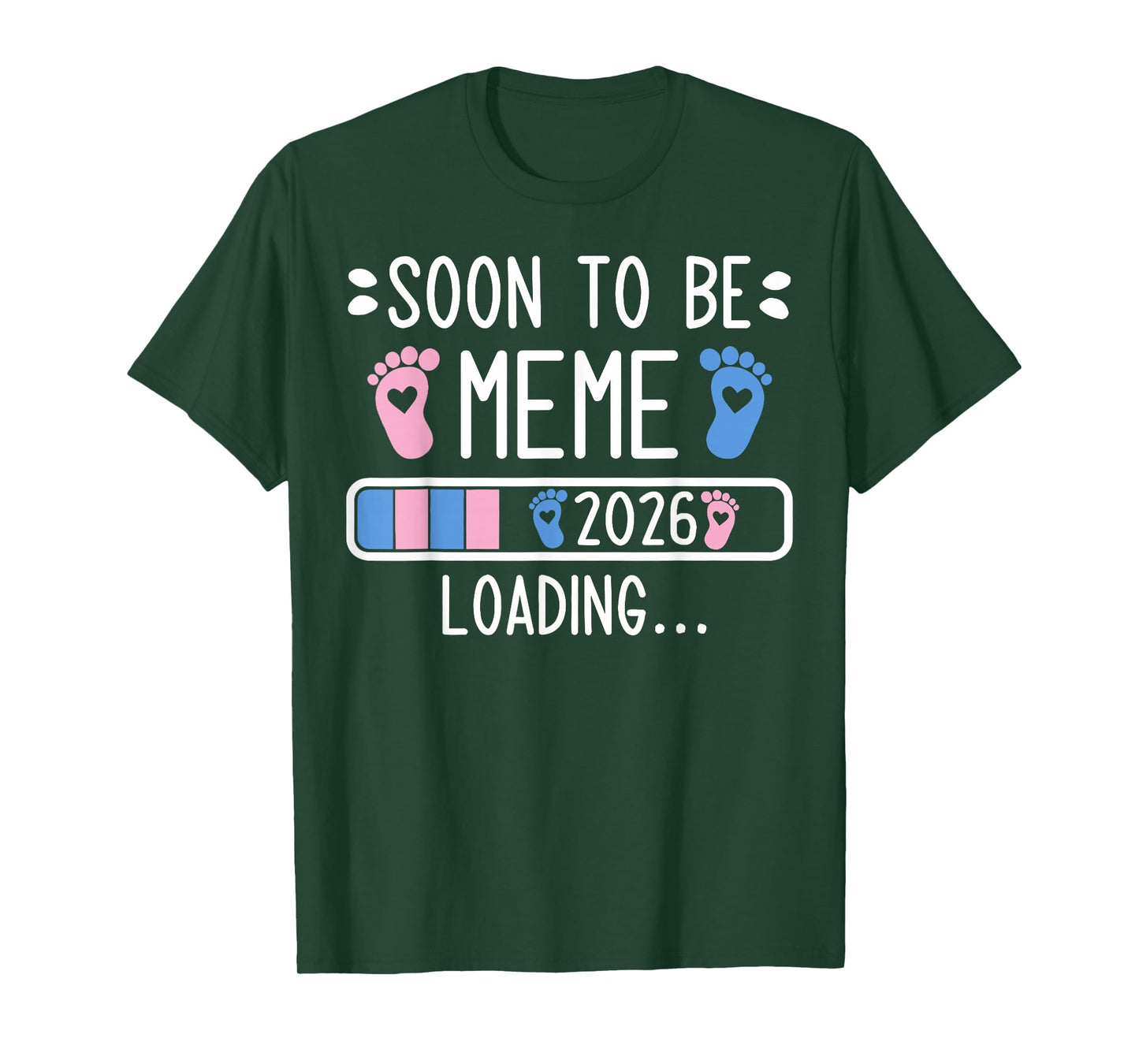Soon to Be Meme Est 2026 Loading Pregnancy Announcement T-Shirt