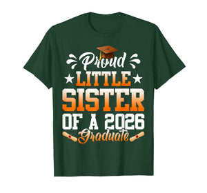 Proud Little Sister of a 2026 Graduate Senior Graduation T-Shirt