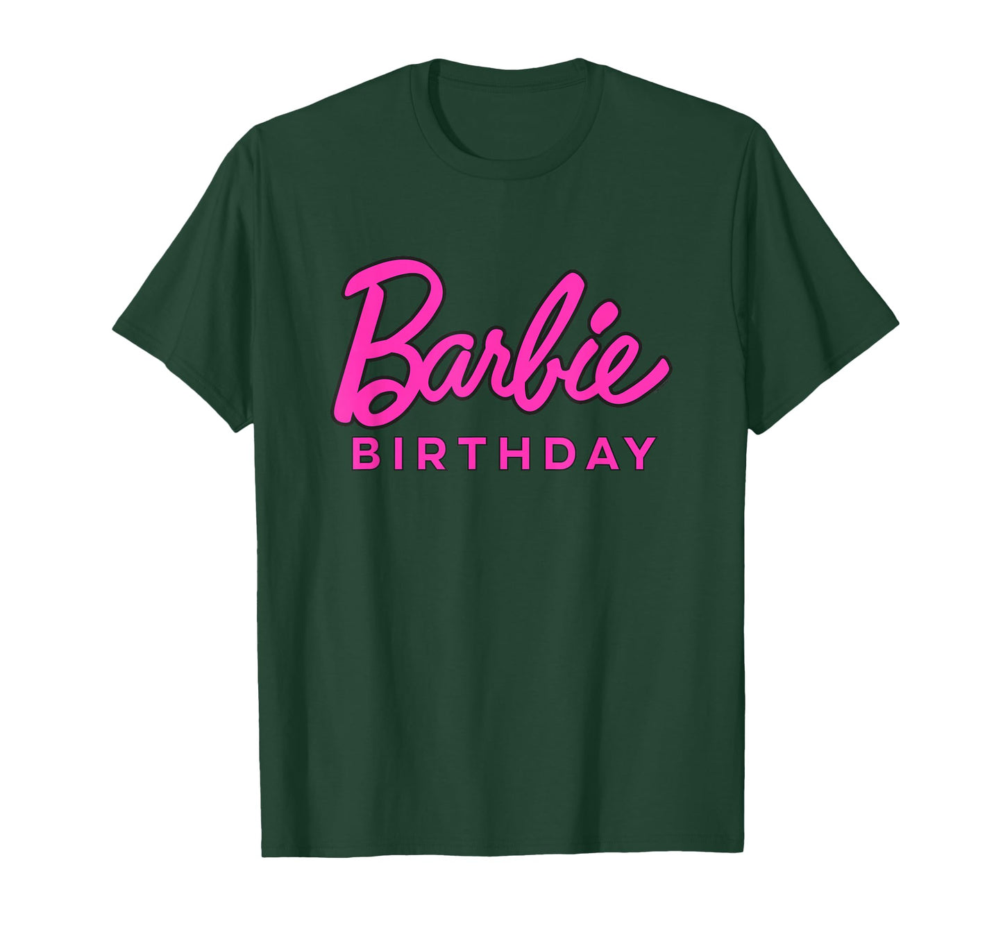 Barbie Birthday Pink Logo T-Shirt