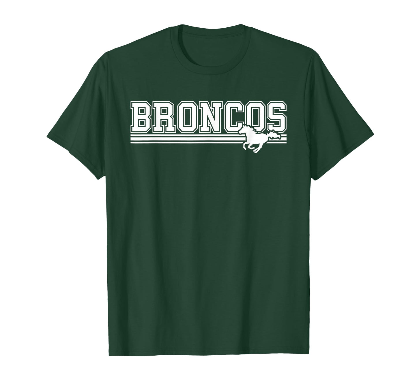 Broncos School Spirit Fan Team Broncos Back to School T-Shirt